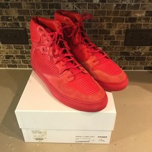 balenciaga shoes red